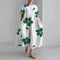 White Floral Green