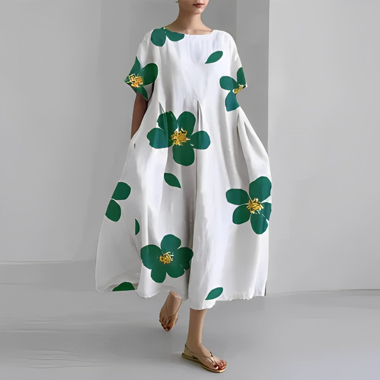 Floral Bohemian Dress - Amelia