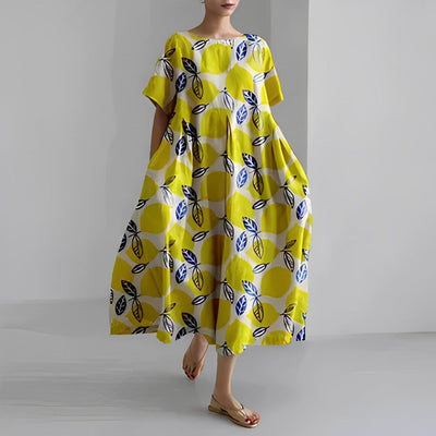Floral Bohemian Dress - Amelia