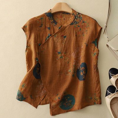 Zari - Casual Mandarin Blouse
