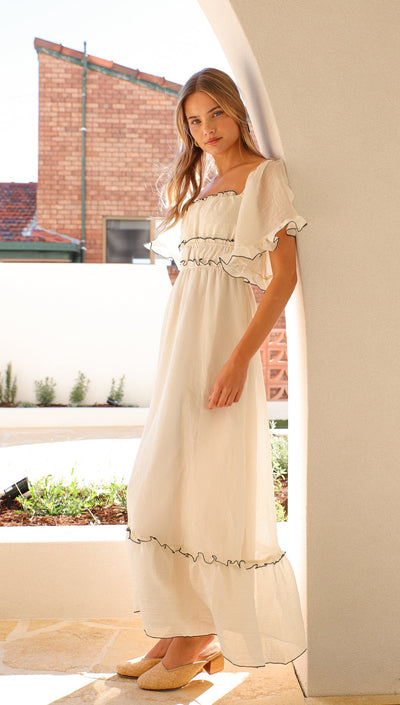 Delphine | Ruffle Dress