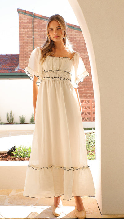 Delphine | Ruffle Dress
