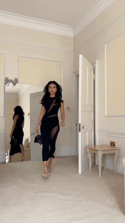 Nyxella | Solid Midi Dress