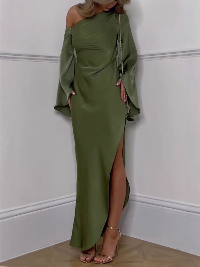Asyntha | One-Shoulder Maxi Dress