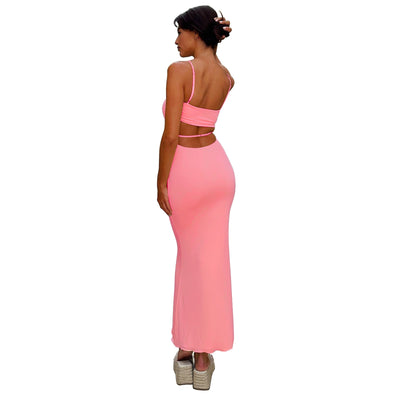 Cara | Backless Maxi Dress