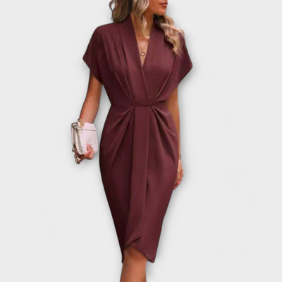 Serena | Black Midi Dress