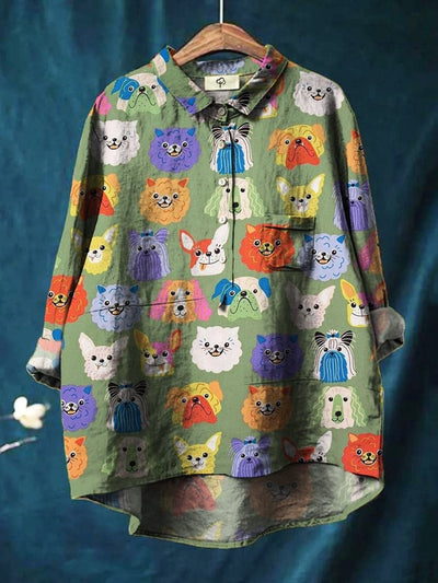 Honden Kunst T-shirt - Puur & stijlvol