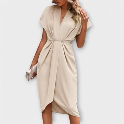 Serena | Black Midi Dress