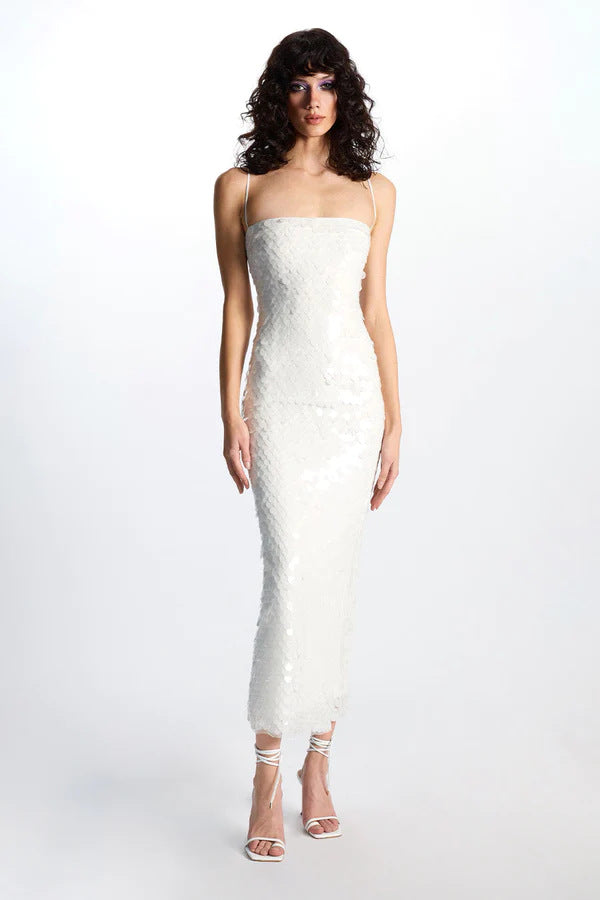 Vaenora | Sequins Midi Dress