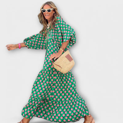 Geometric Maxi Dress