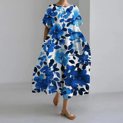 Floral Bohemian Dress - Amelia