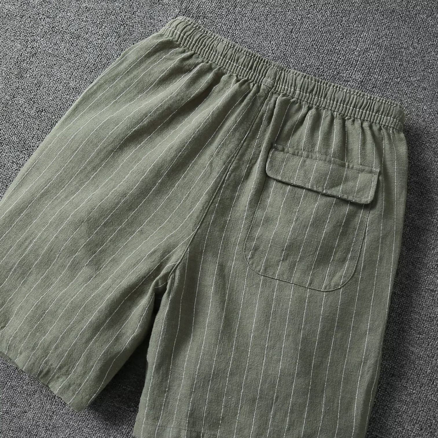 Striped Drawstring Pants