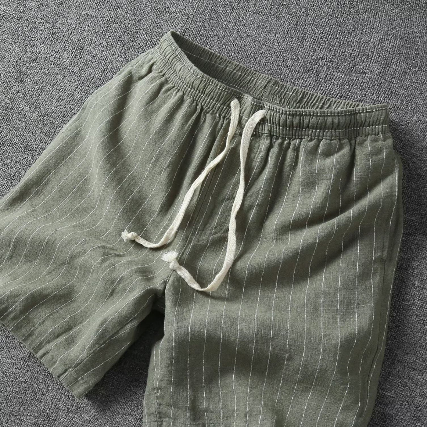 Striped Drawstring Pants