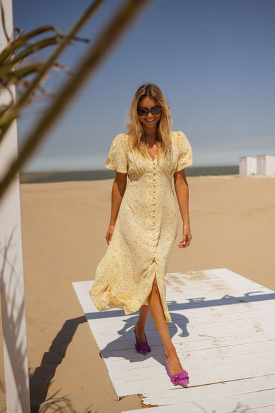 Silk dress "Sunset Soirée" – Elegant & refined