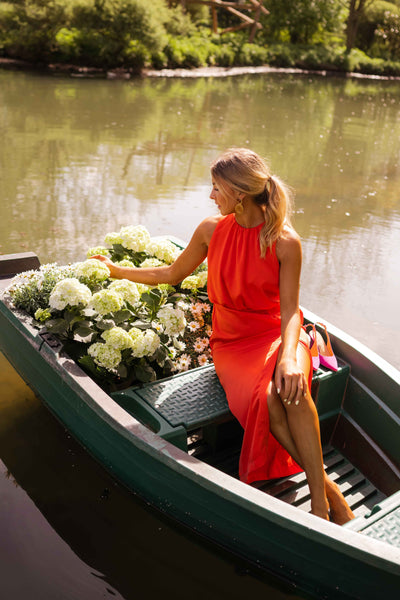 Silk dress "Garden Party" – Fresh & feminine