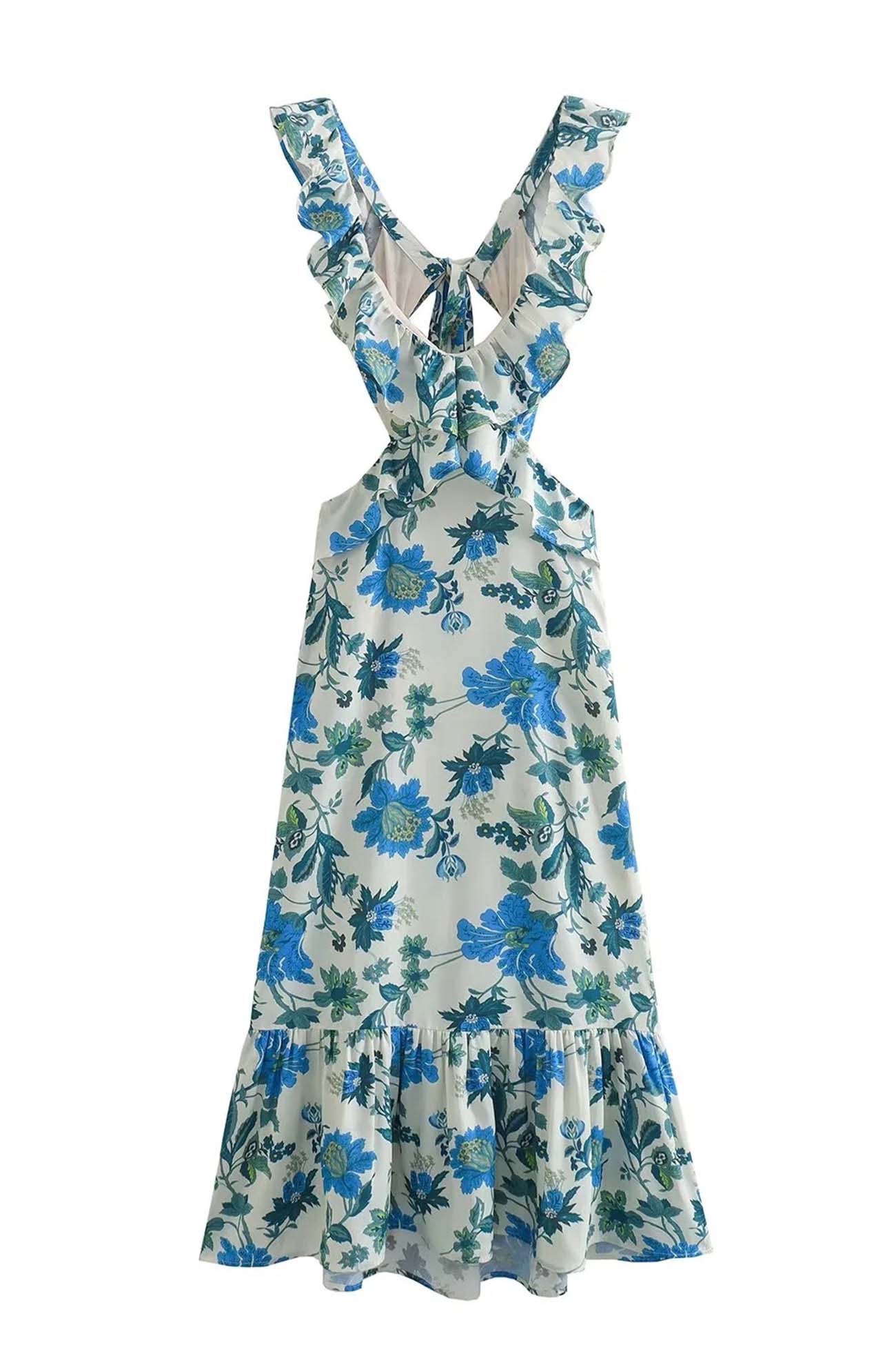 Ember | Floral Ruffle Dress