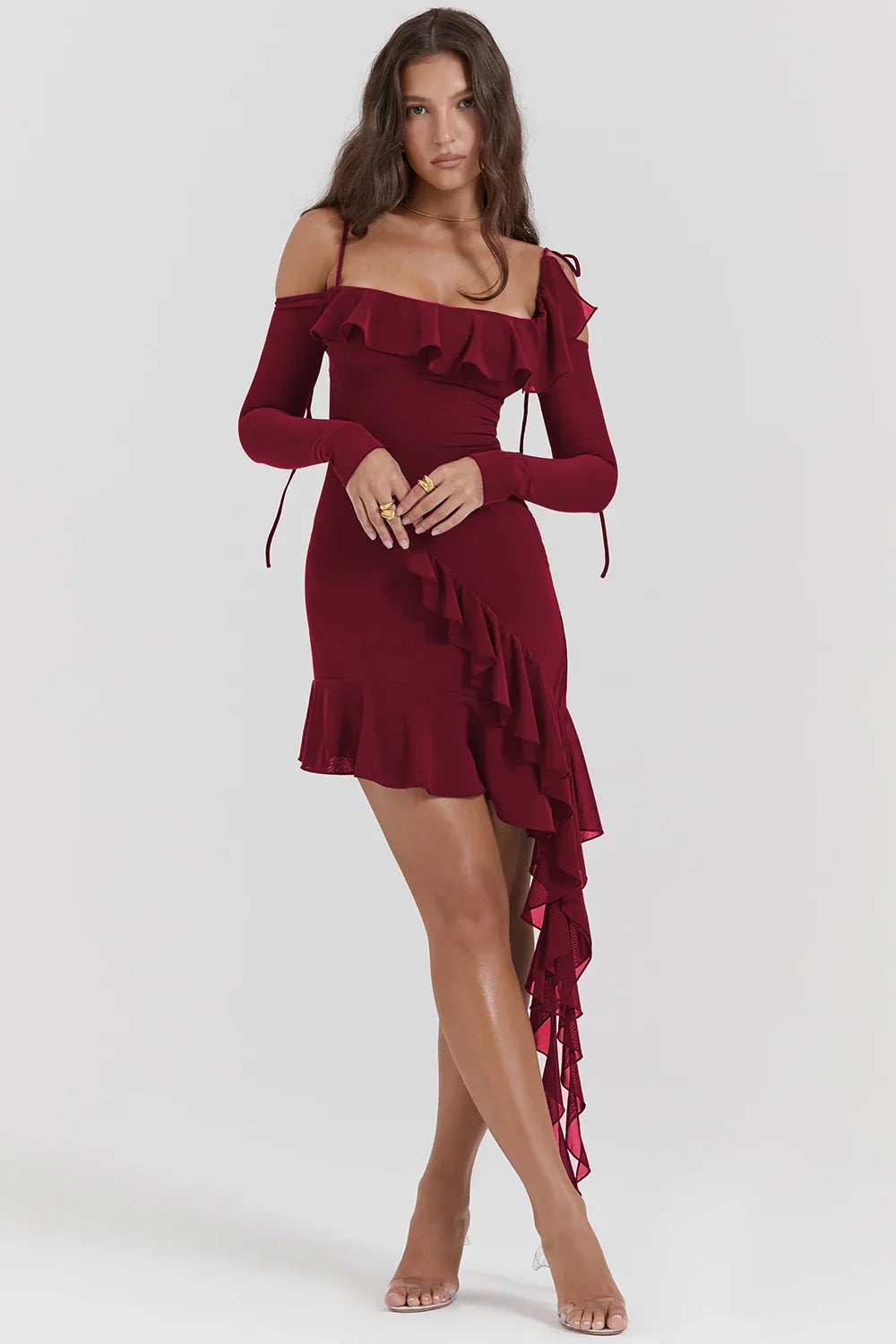 Ruched Mini Dress