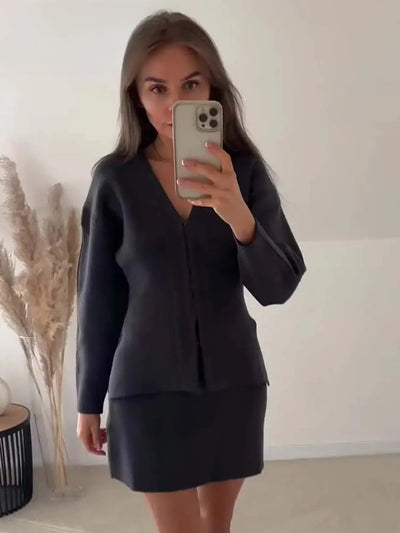 Leni | Blazer & Skirt Set