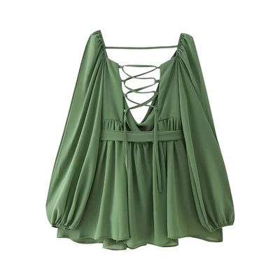Ruffled Mini Dress