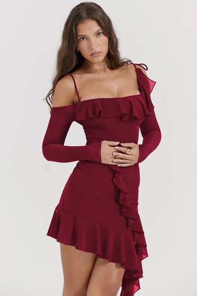 Ruched Mini Dress
