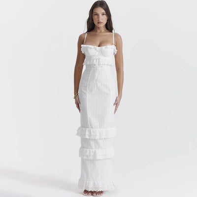 Embroidered Maxi Dress