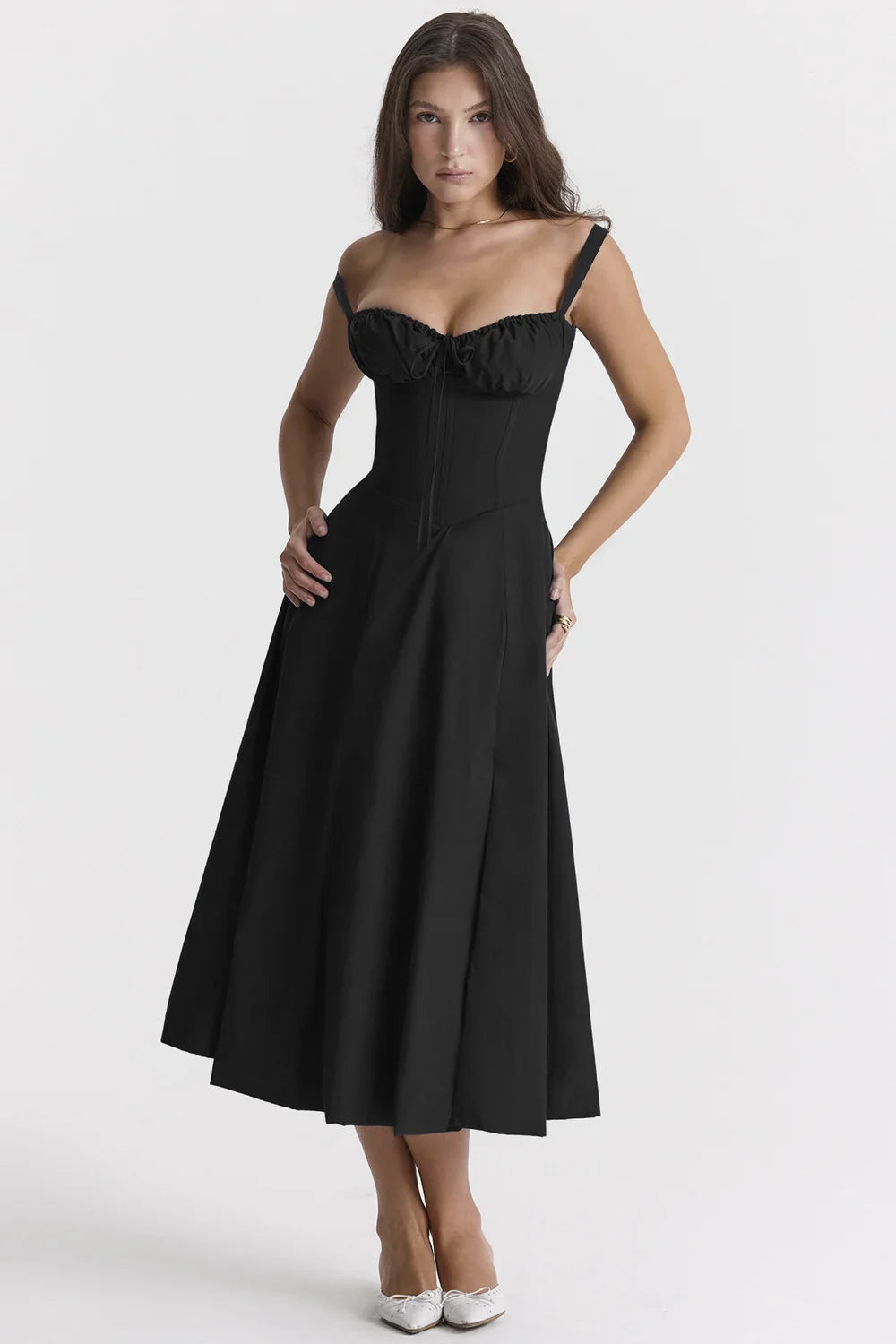 Corset Midi Dress - Selena
