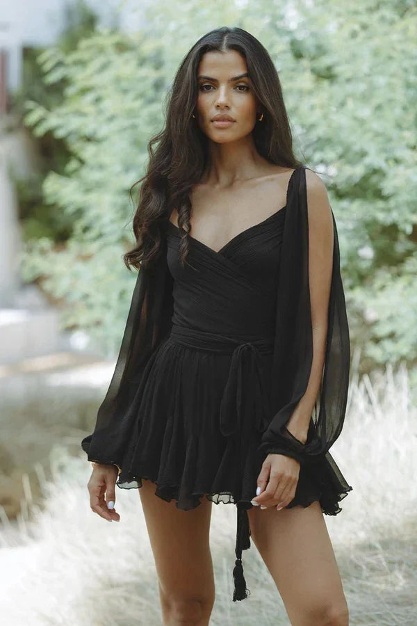 Ruffled Mini Dress