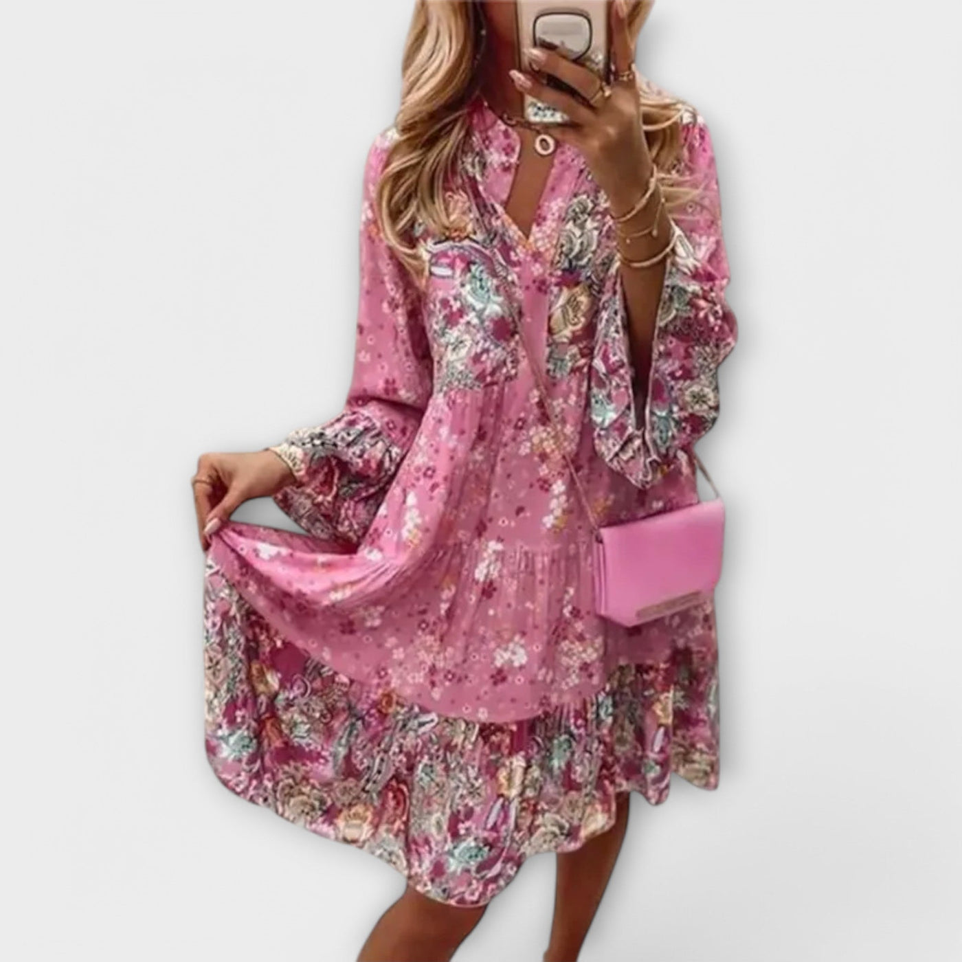 Boho A-Line Dress