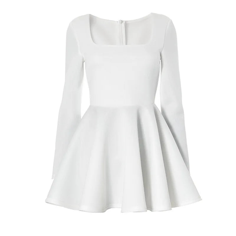 Fit-and-Flare Mini Dress