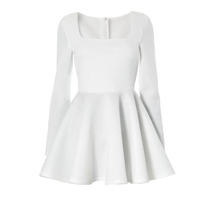 Fit-and-Flare Mini Dress