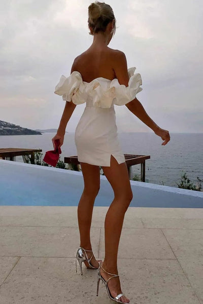 Satin Mini Dress - Whispers of Elegance