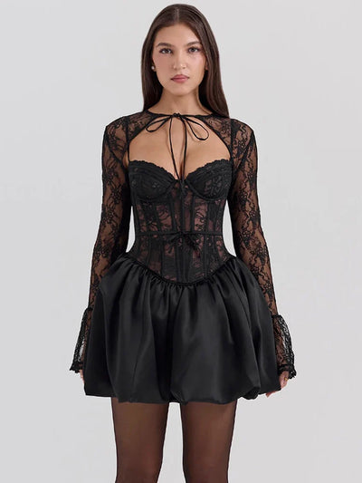 Emilia | Lace Mini Dress