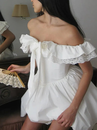 Off Shoulder Mini Dress