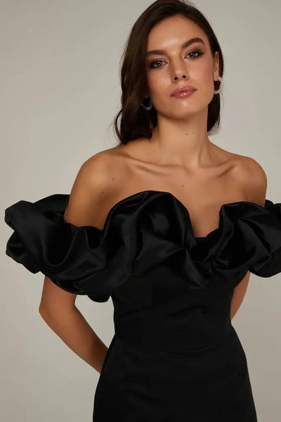 Satin Mini Dress - Whispers of Elegance