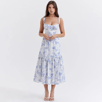 Floral Midi Dress - Marielle