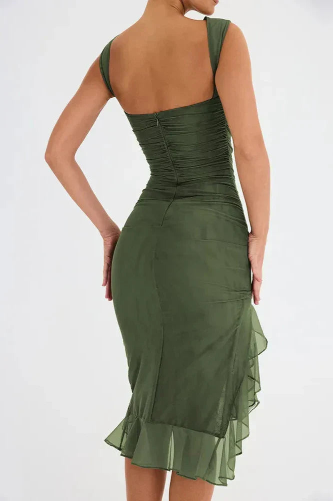 Lorienne | Ruffle Dress