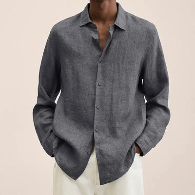 Linen Button-Up Shirt