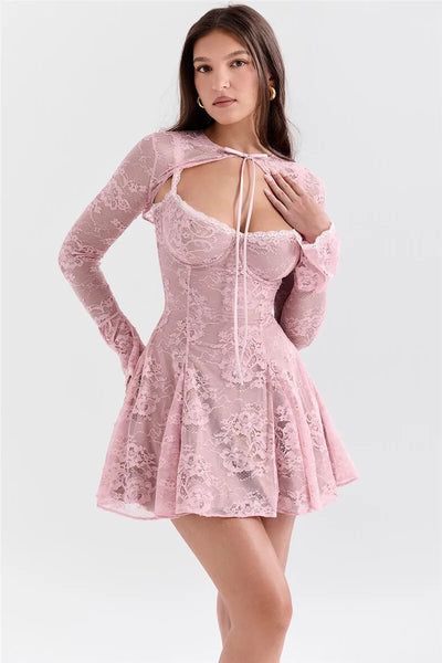 Bianca | Lace Mini Dress