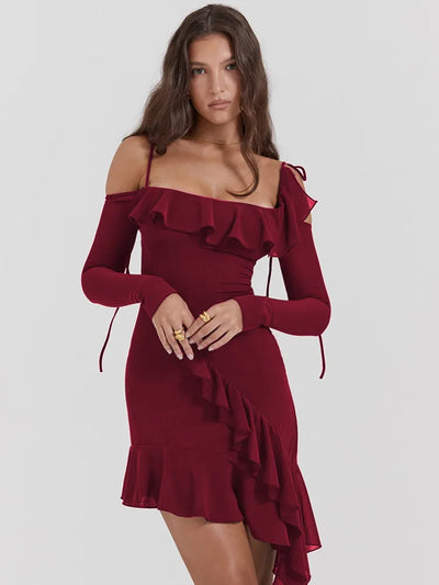 Ruched Mini Dress