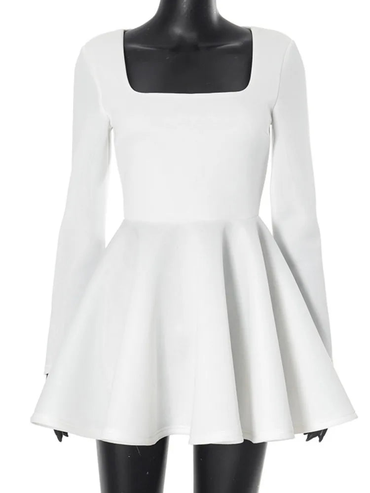 Fit-and-Flare Mini Dress