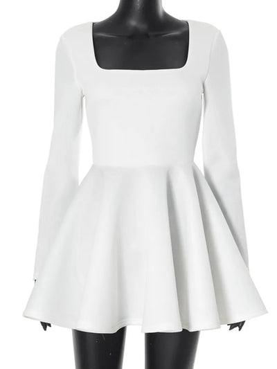 Fit-and-Flare Mini Dress