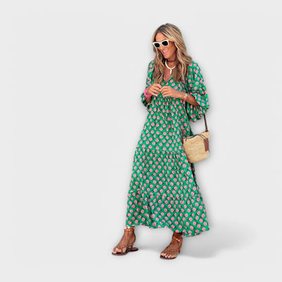 Geometric Maxi Dress