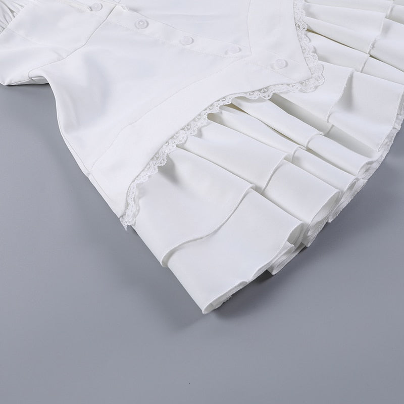 Milkmaid Mini Dress