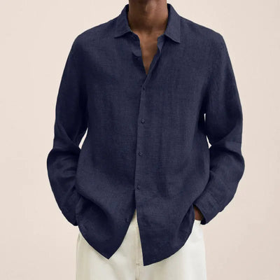 Linen Button-Up Shirt