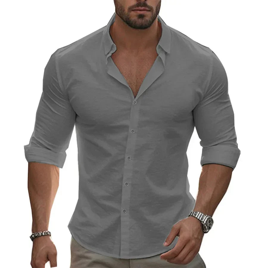 Denny - Casual Long Sleeve Shirt