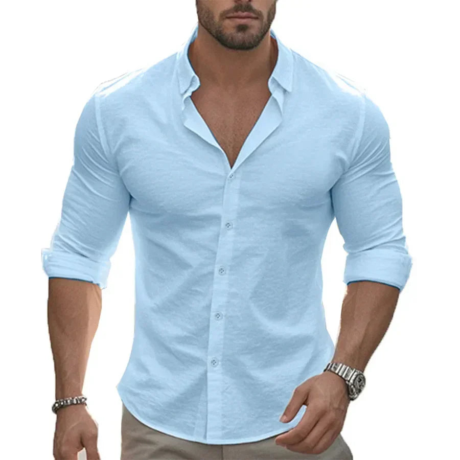 Denny - Casual Long Sleeve Shirt