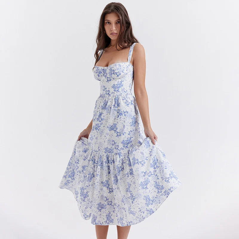 Floral Midi Dress - Marielle