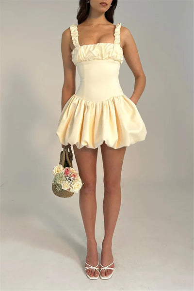 Bubble Skirt Mini Dress