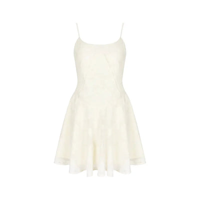 Embroidered Mini Dress