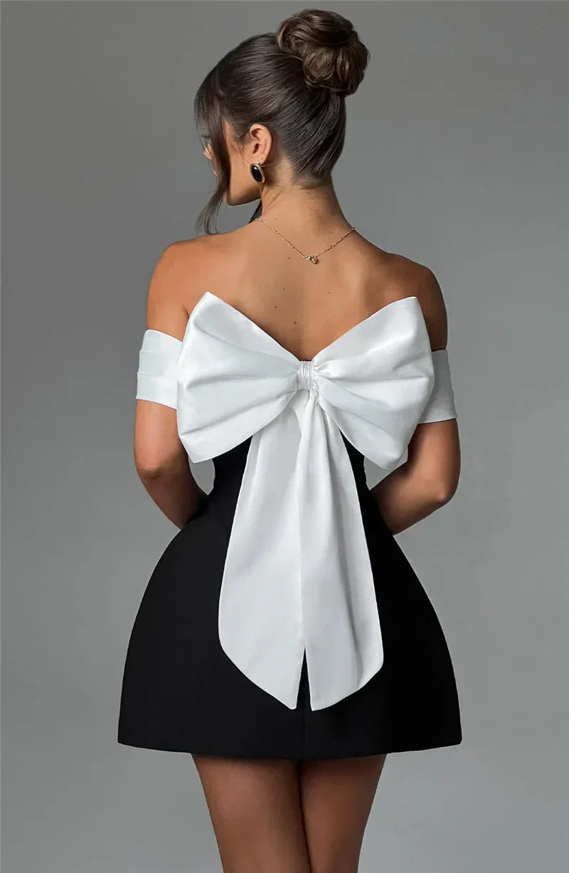Bianca | Satin Mini Dress